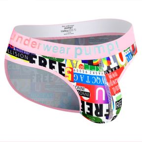 Фото Мужские трусы брифы розовые PUMP! MP2123-22