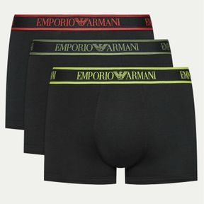 Фото Набор мужских трусов хипсов 3в1 черные Emporio Armani 111357_4F717 21320