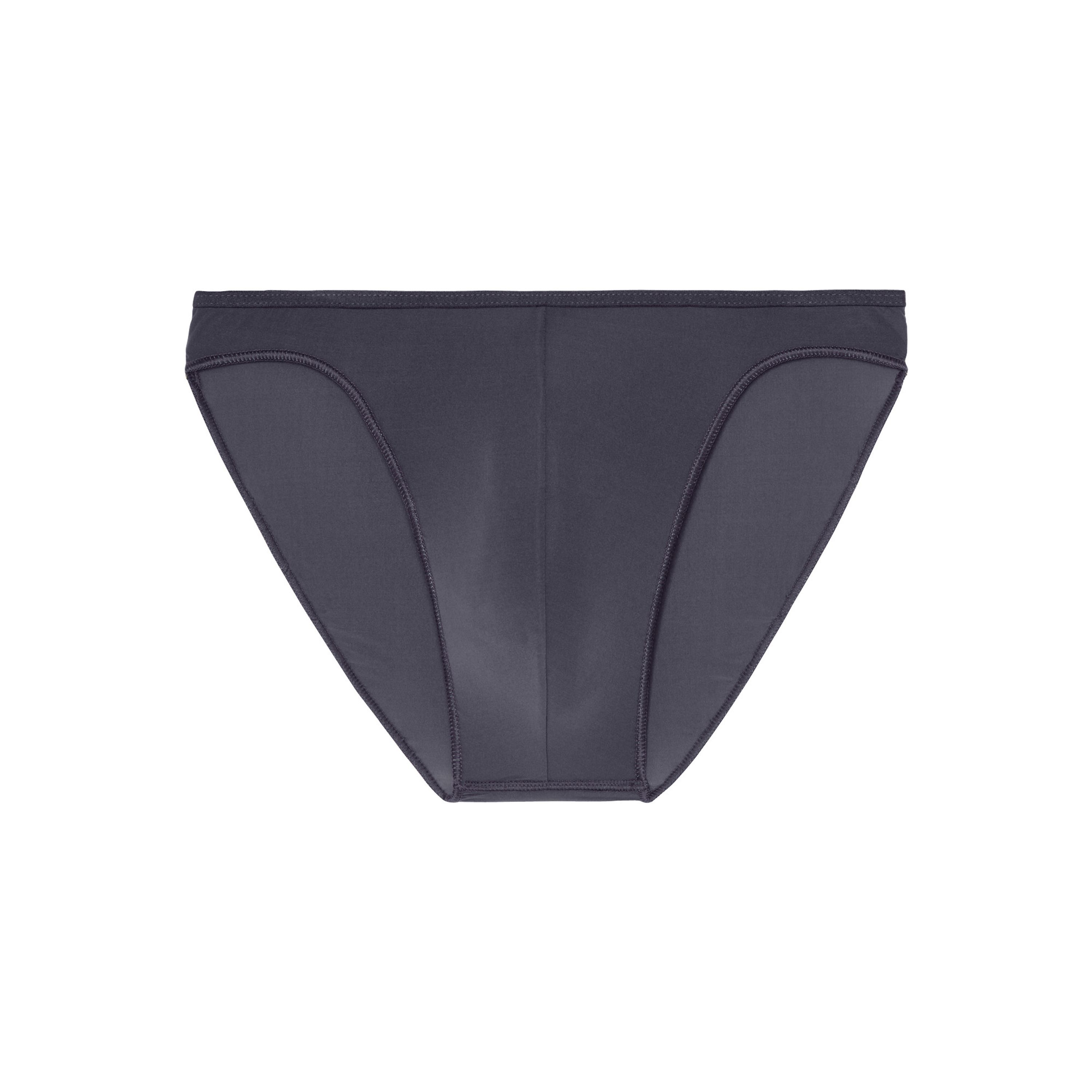 Мужские трусы слипы темно-серые HOM PLUMES Micro Briefs 404756_40Z098 фото 4