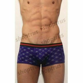 Фото Мужские трусы хипсы фиолетовые Gucci Hip Boxer