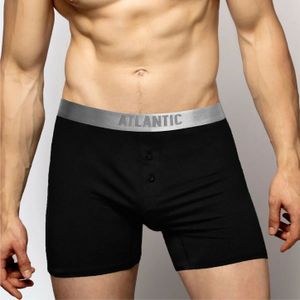 Фото Мужские трусы боксеры черные ATLANTIC Pima Cotton BMB-005