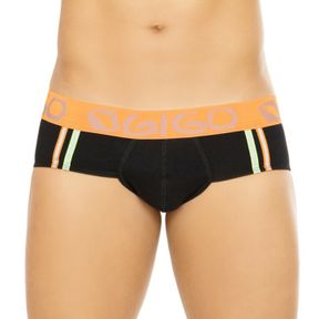 Фото Мужские трусы брифы черные Gigo Reflective Black