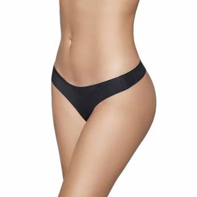 Фото Женские трусы танга черные бесшовные Creaciones Selene 500 TANGA/negro