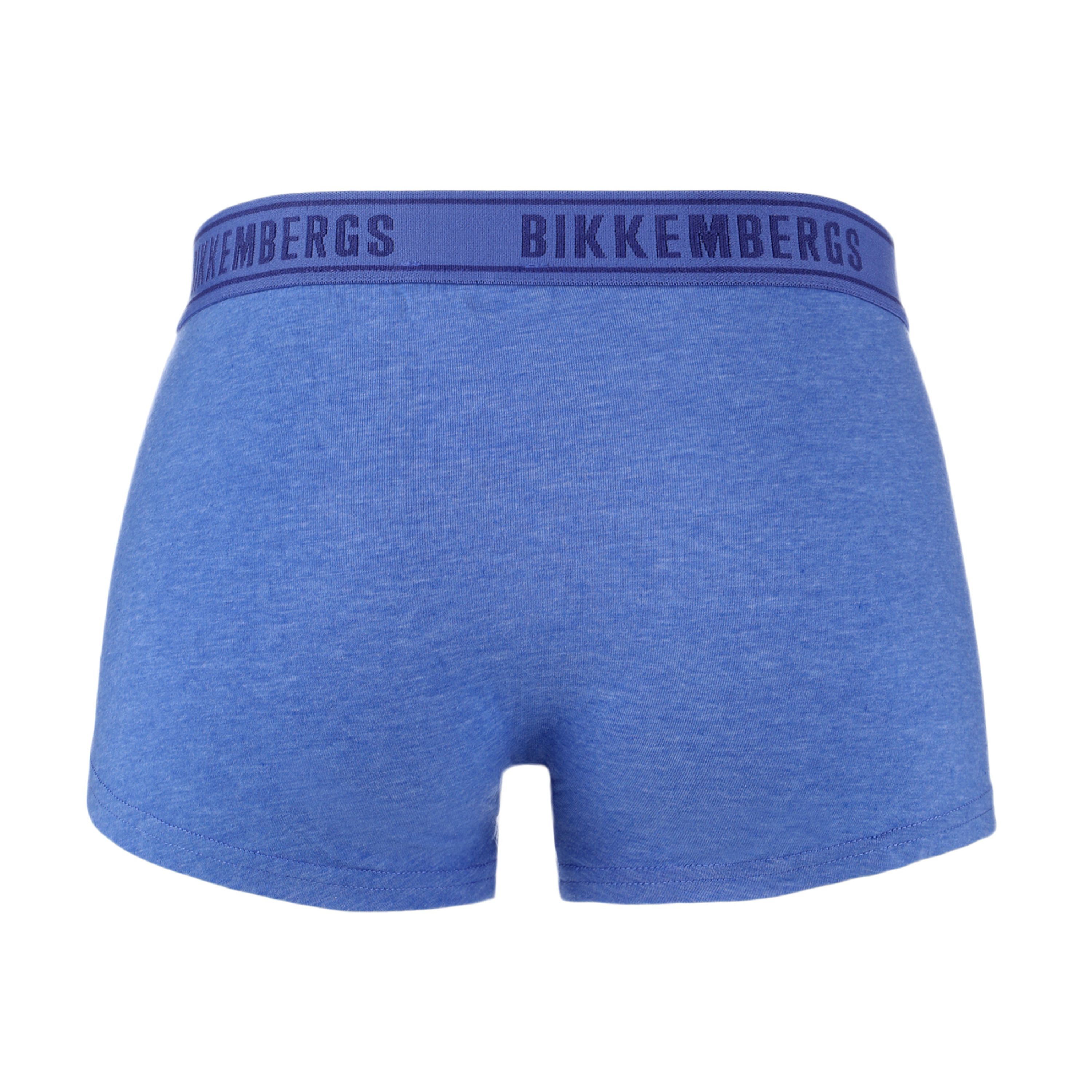Мужские трусы хипсы (синий) набор 2 в 1 Bikkembergs BKK1UTR15BI фото 3