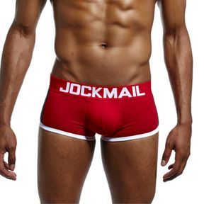 Фото Мужские трусы боксеры красные с push up JOCKMAIL JM6030-8