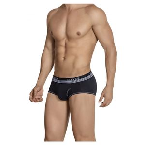 Фото Мужские трусы брифы черные Clever Moda Julio Piping Brief 541011