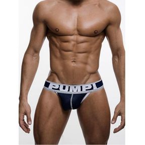 Фото Мужские трусы джоки темно-синие с белыми резинками PUMP! H388-161
