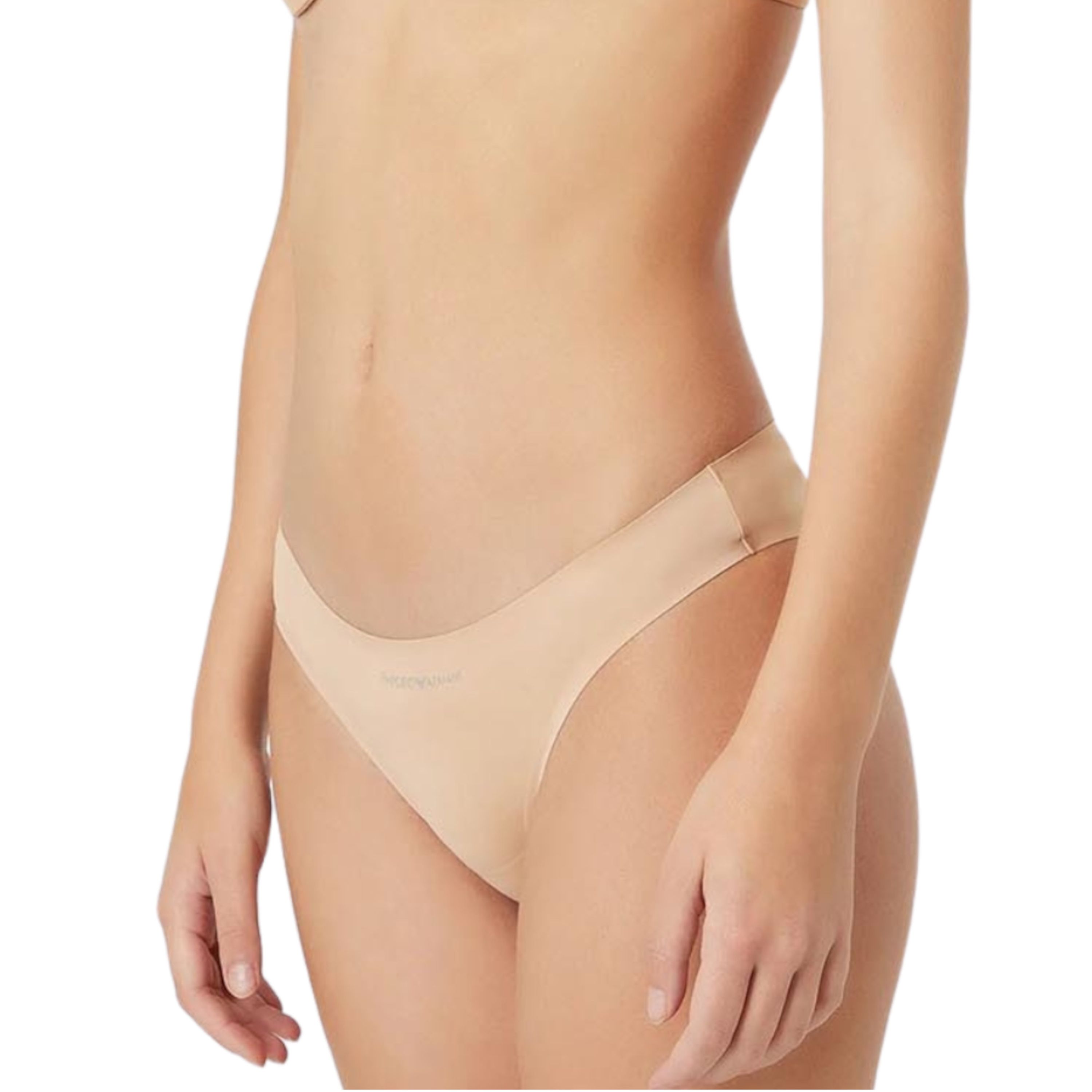 Женские трусы бразилиана набор из 2 штук (телесные) Emporio Armani 163337_CC284 09670 фото 1