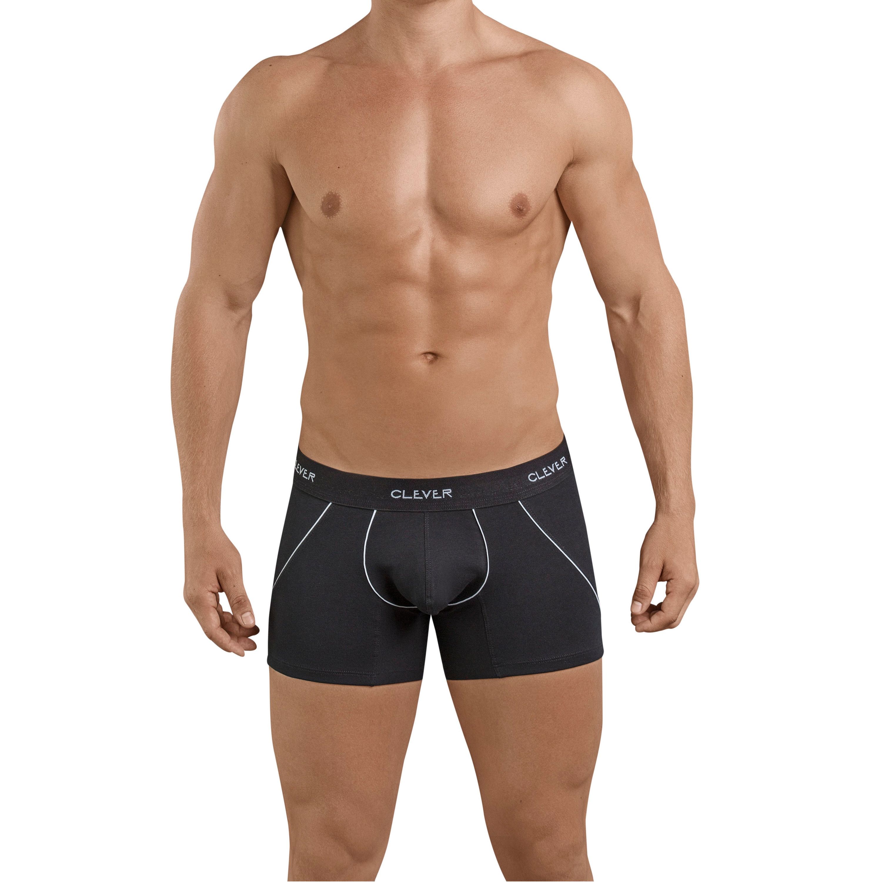 Мужские трусы боксеры черные Clever Stunning Boxer 239911 фото 1