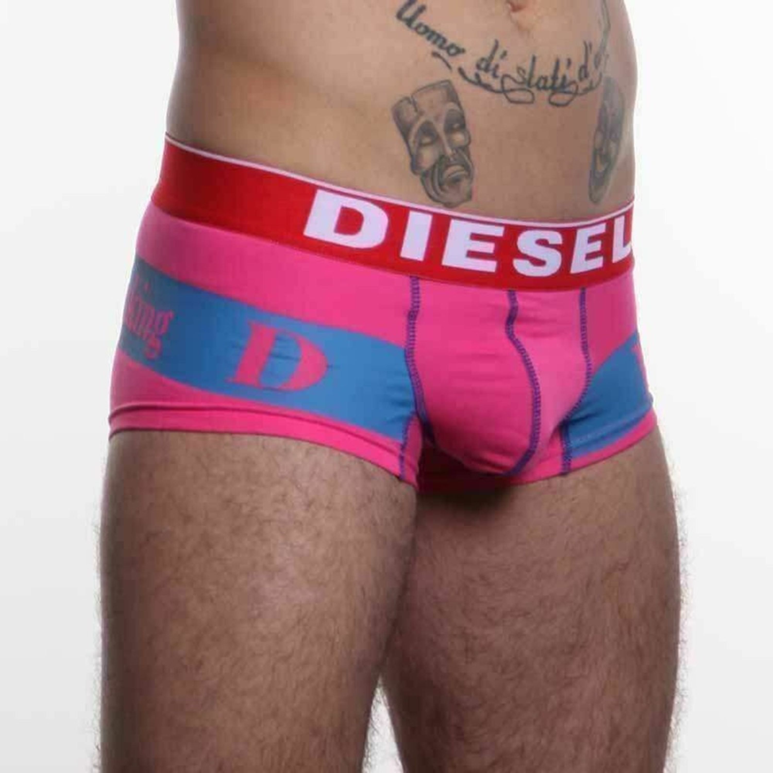 Мужские трусы хипсы розовые DIESEL DIS0004 фото 3