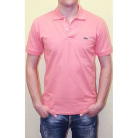 Фото Мужское поло розовое Lacoste Pink Polo