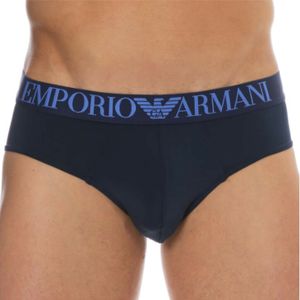 Фото Мужские трусы брифы темно-синие Emporio Armani 110814_4F535 00135