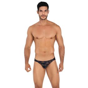 Фото Мужские трусы слипы черные камуфляжные Clever HONESTY BRIEF 039711