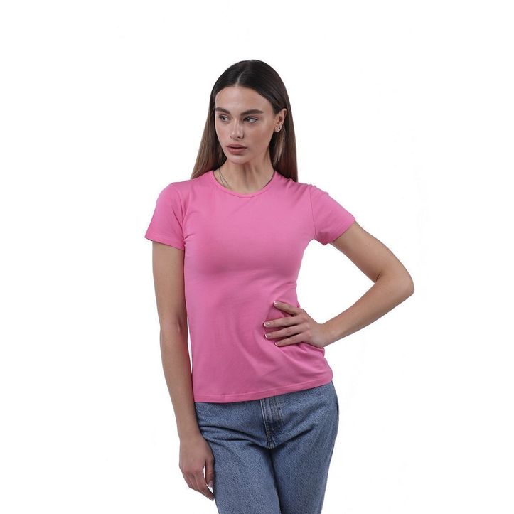 Женская футболка розовая Sergio Dallini SDT651-8 
