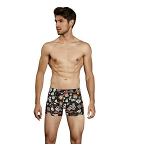 Фото Мужские трусы боксеры черные с принтом Doreanse 1817