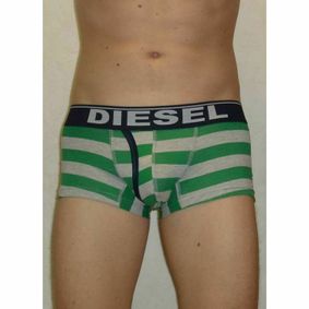 Фото  Мужские трусы боксеры Diesel Green Stripe Boxer