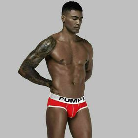 Фото Мужские трусы брифы красные PUMP! PU013