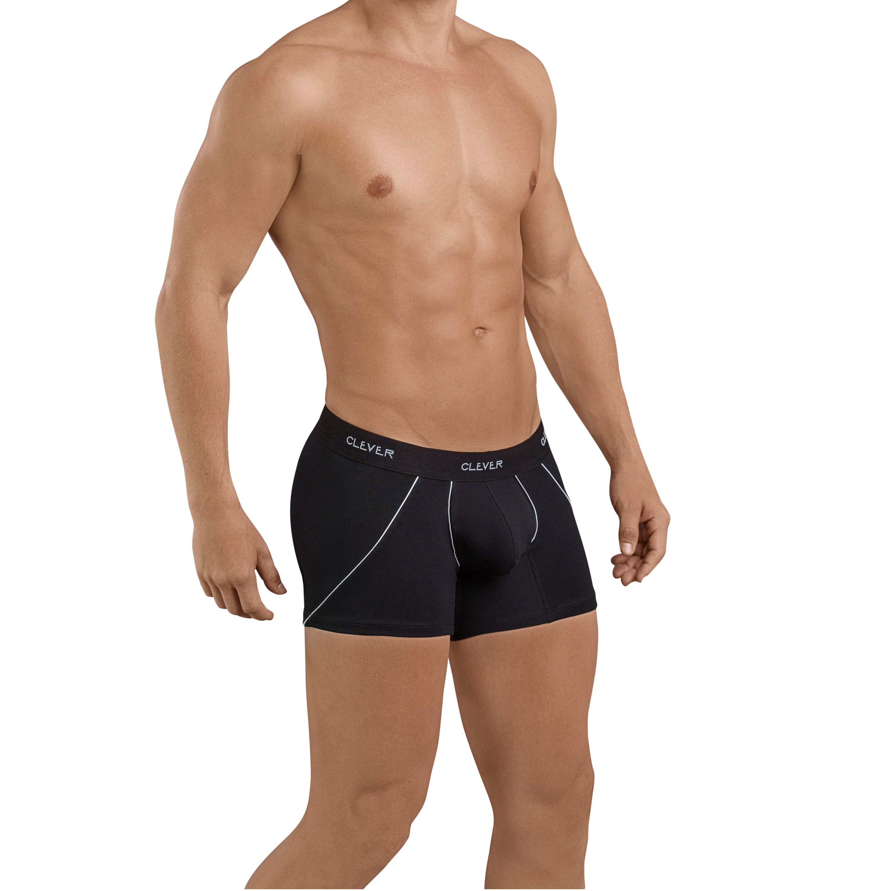 Мужские трусы боксеры черные Clever Stunning Boxer 239911 фото 2
