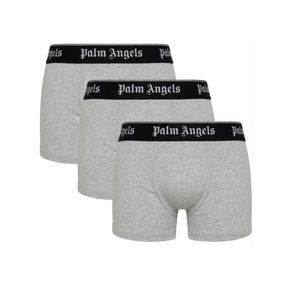 Фото Набор мужских трусов боксеров 3в1 серые PALM ANGELS PLA1UMWTR04TR