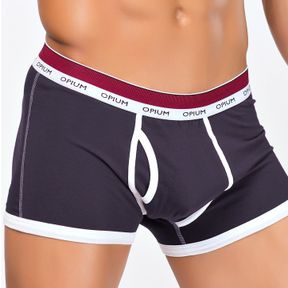 Фото Мужские трусы боксеры темно-серые Opium Brief R-114