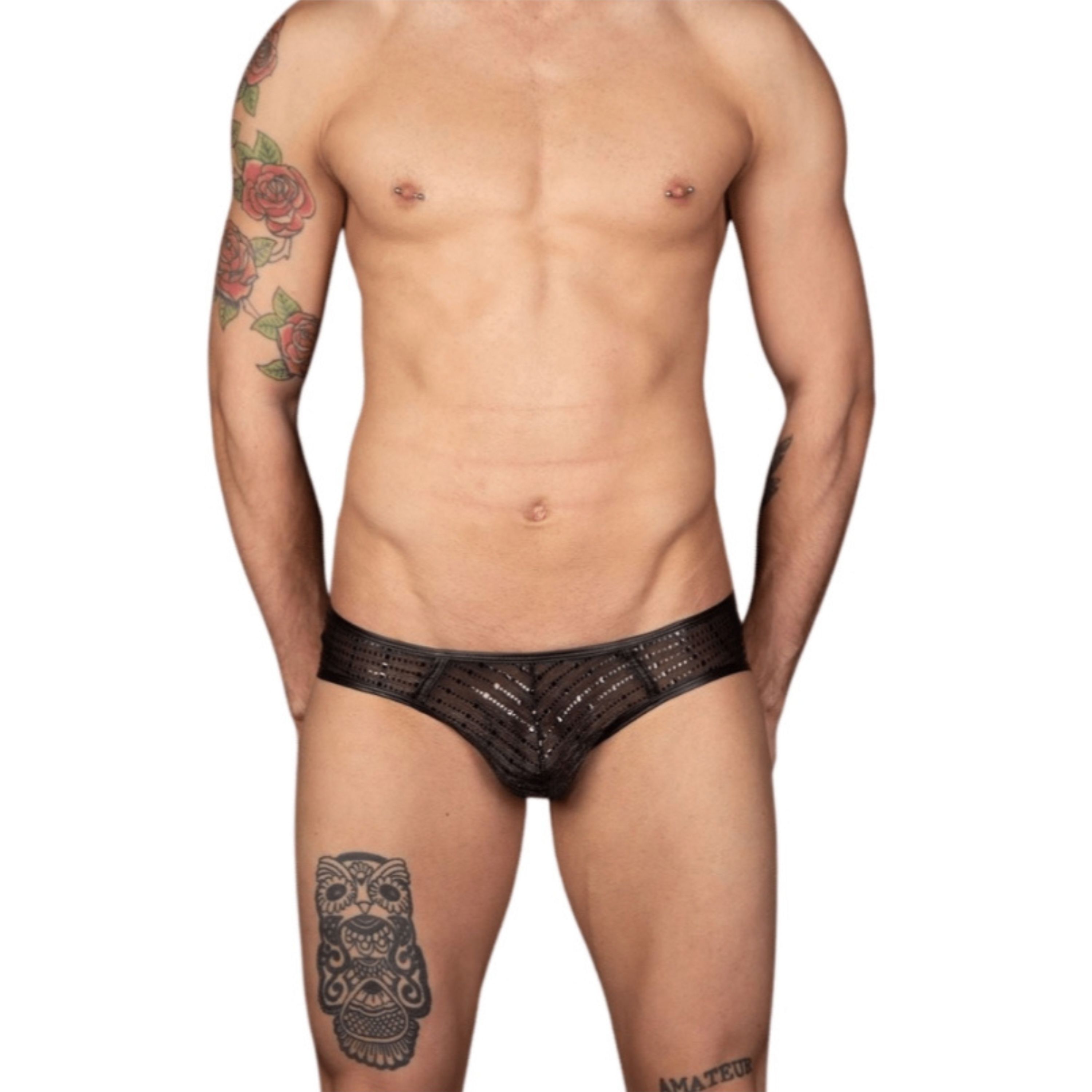 Мужские трусы брифы черные Cosmos Colors CC40_BB фото 1