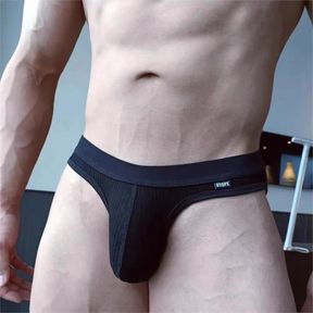 Фото Мужские трусы брифы черные Romeo Rossi RR2081-2