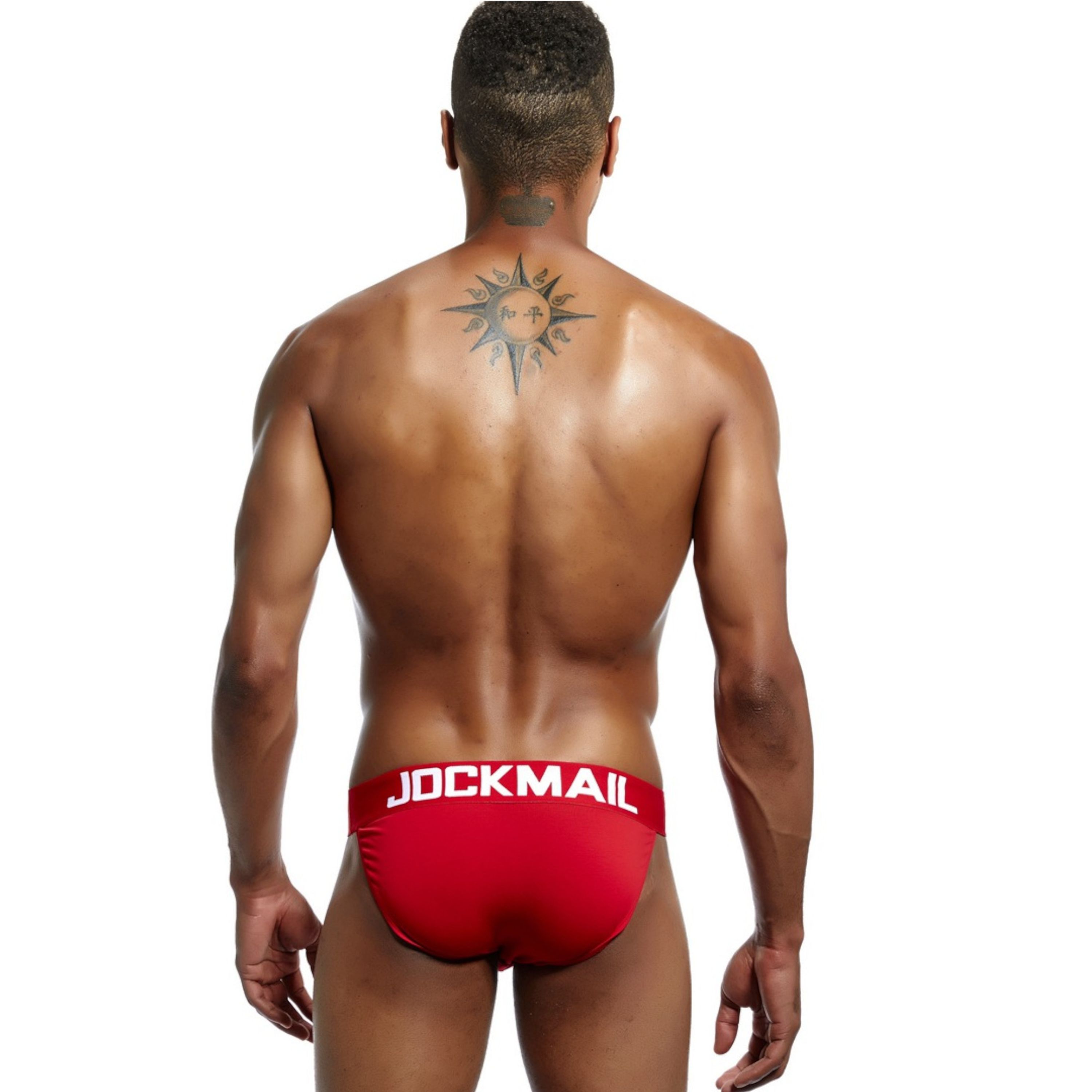 Мужские трусы танга красные JOCKMAIL JM3022-8 фото 4