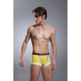 Фото Мужские трусы хипсы желтые с вырезами Superbody Yellow Hip Boxer