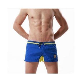 Фото Шорты спортивные синие с желтой вставкой SEOBEAN HEALTH SHORTS NAVY YELLOW 50603