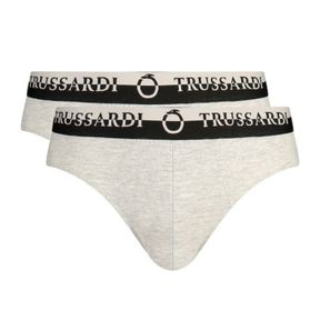 Фото Набор мужских трусов брифов 2в1 серый меланж TRUSSARDI TRU2USP03