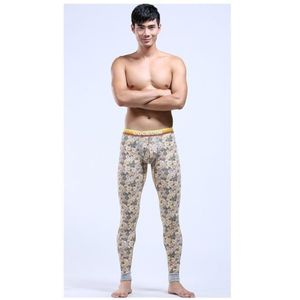 Фото Мужские кальсоны с узором бежевые Cockon MAN pants Begie23714