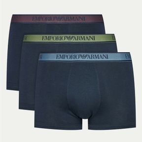 Фото Набор мужских трусов хипсов 3в1 темно-синие Emporio Armani 111357_4F717 70435