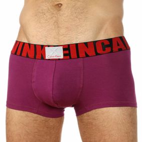 Фото Мужские трусы боксеры фиолетовые хлопковые Calvin Klein X Boxer