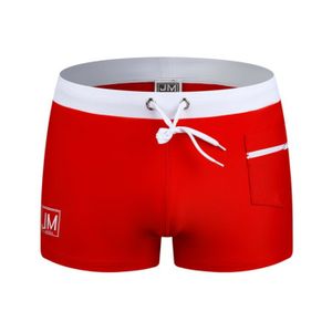 Фото Мужские плавки боксеры красные JOCKMAIL JM702-8