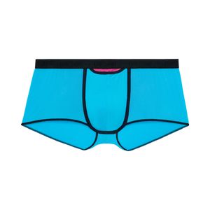 Фото Мужские трусы хипсы бирюзовые HOM PLUME UP Trunk HO1 up 402373_4000PF