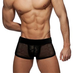 Фото Мужские трусы хипсы черные сетчатые JESSBORN JB6001-2