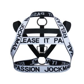 Фото Мужская портупея белая JOCKMAIL JM911-1