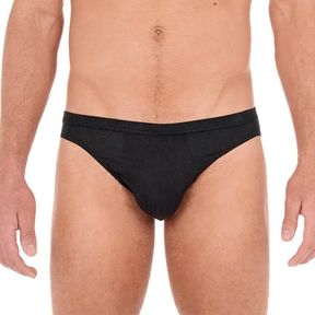 Фото Мужские трусы слипы черные HOM Supreme Cotton 40-2448-0004