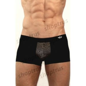 Фото Мужские трусы боксеры черные с серой вставкой BANI