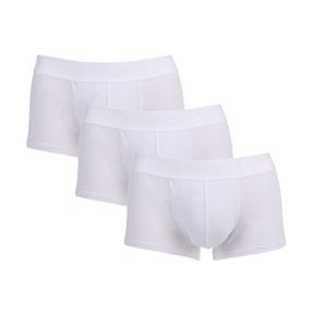Фото Мужские трусы хипсы (белый) набор 3 в 1 Bikkembergs BKK1UTR14TR
