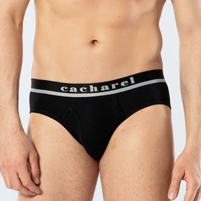 Фото Мужские трусы слипы черные Cacharel 1311