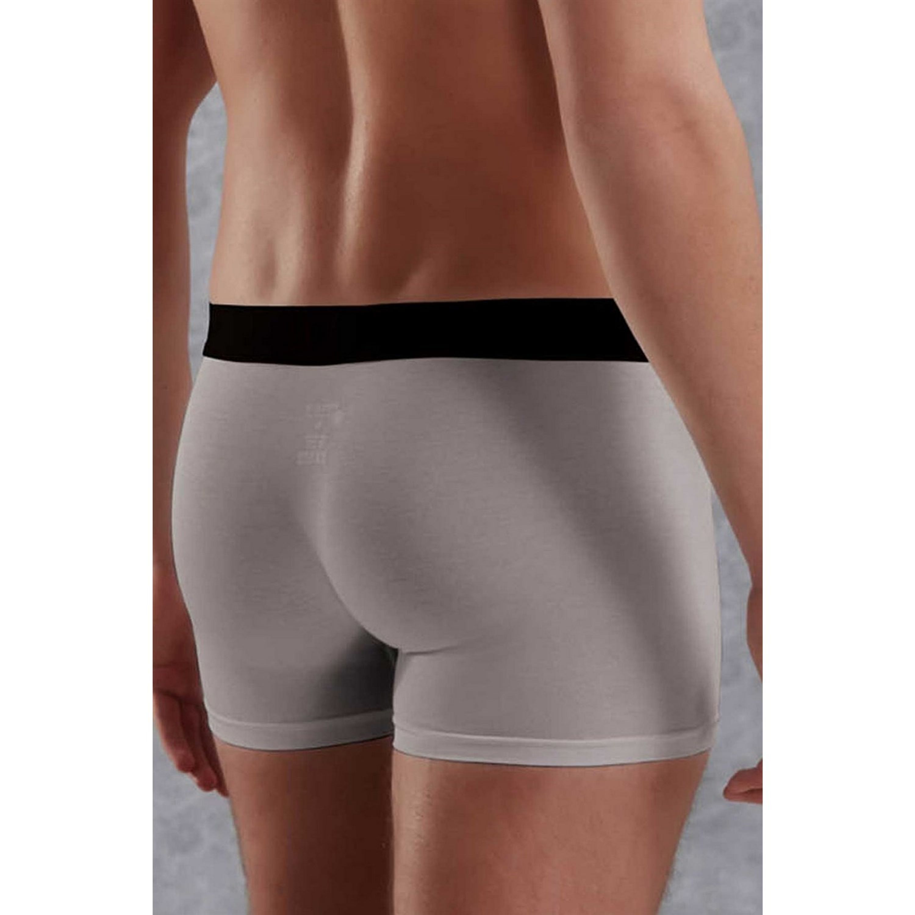 Мужские трусы боксеры plus-size серые Doreanse 1777P фото 2