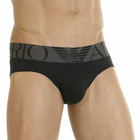 Фото Мужские трусы брифы черные Emporio Armani