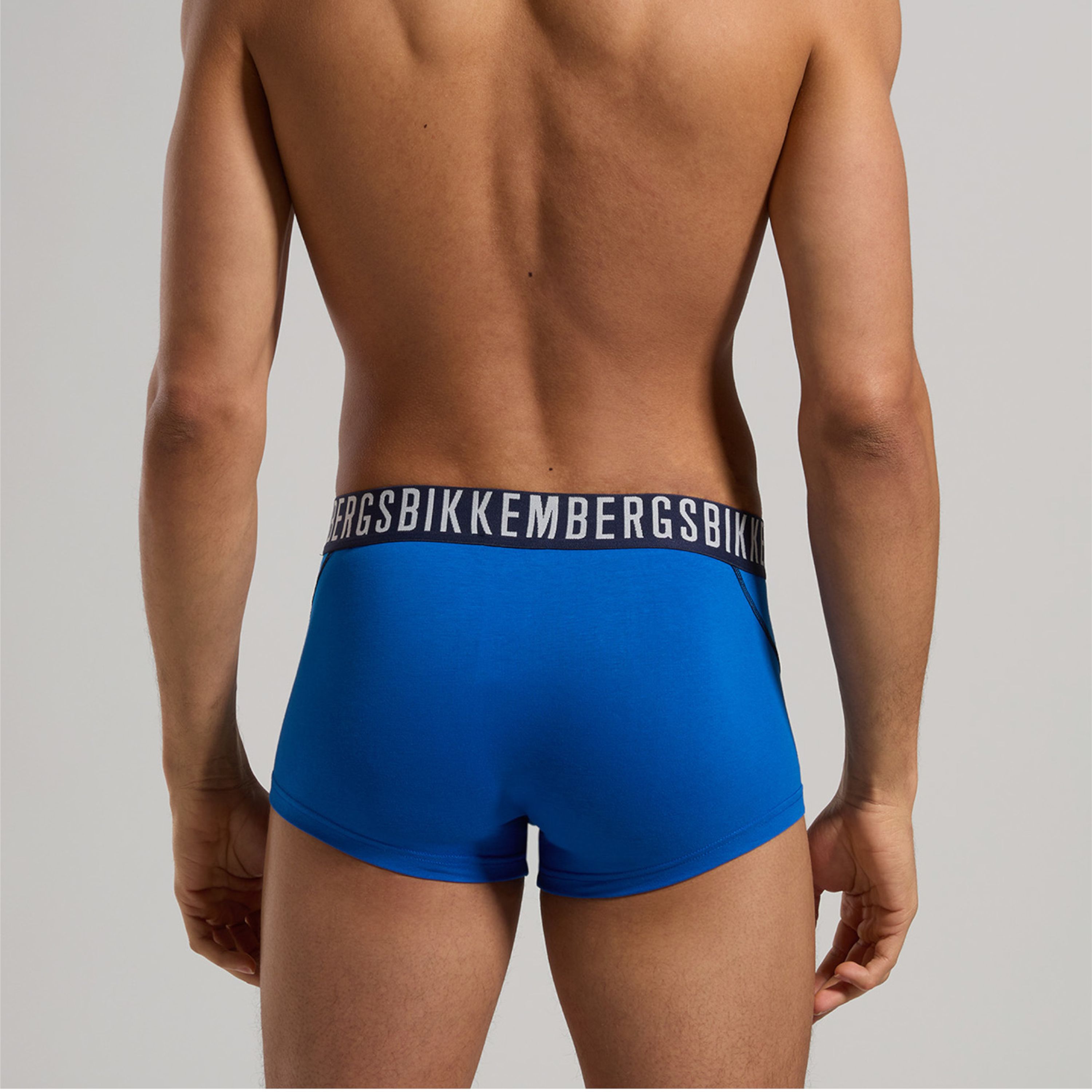 Мужские трусы хипсы синие набор 2 в 1 Bikkembergs FASHION PUPINO BKK1UTR06BI фото 3