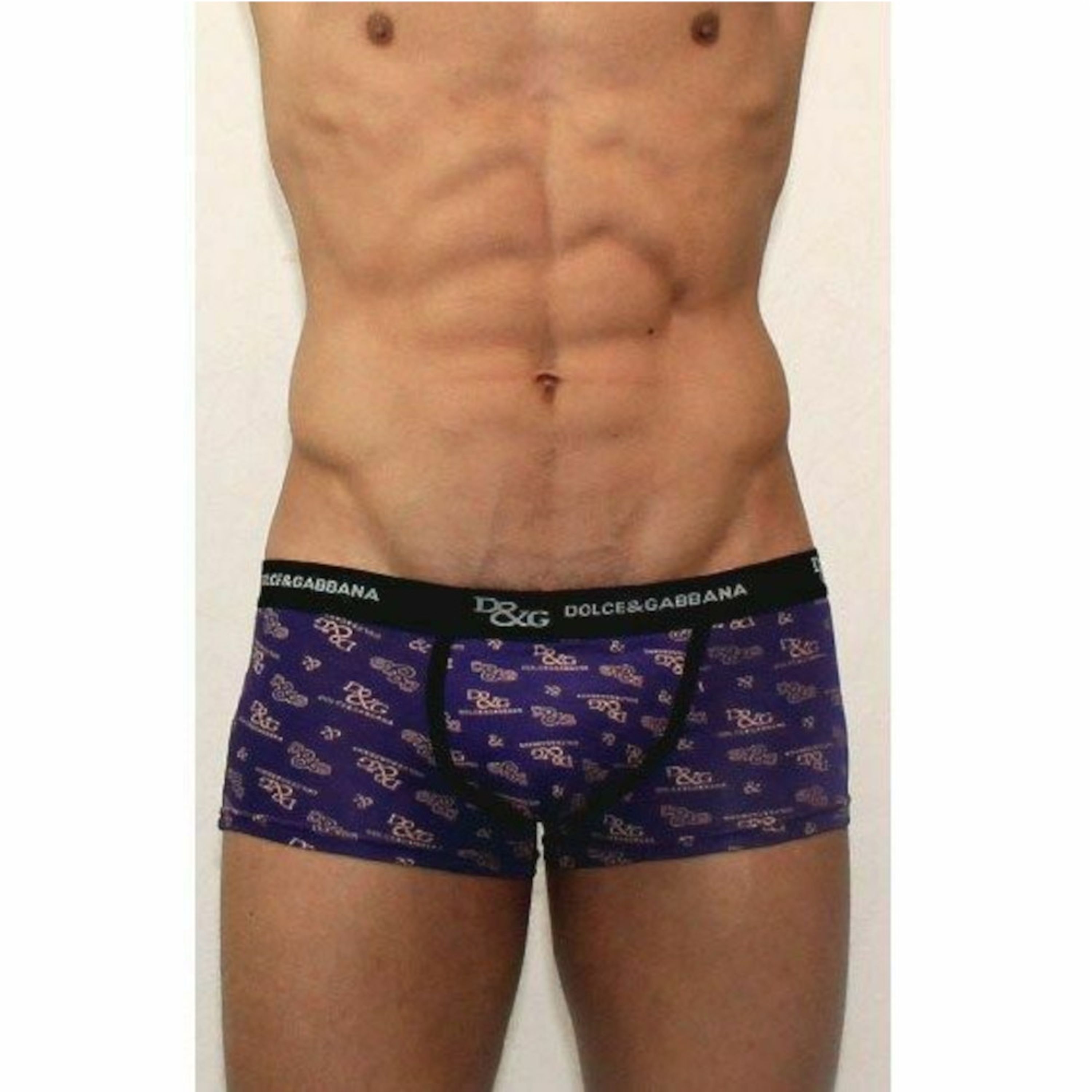 Мужские трусы боксеры фиолетовые D&G Purple Boxer фото 1