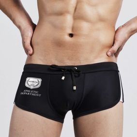 Фото Мужские плавки хипсы черные Seobean Black Athletic Hip Boxer