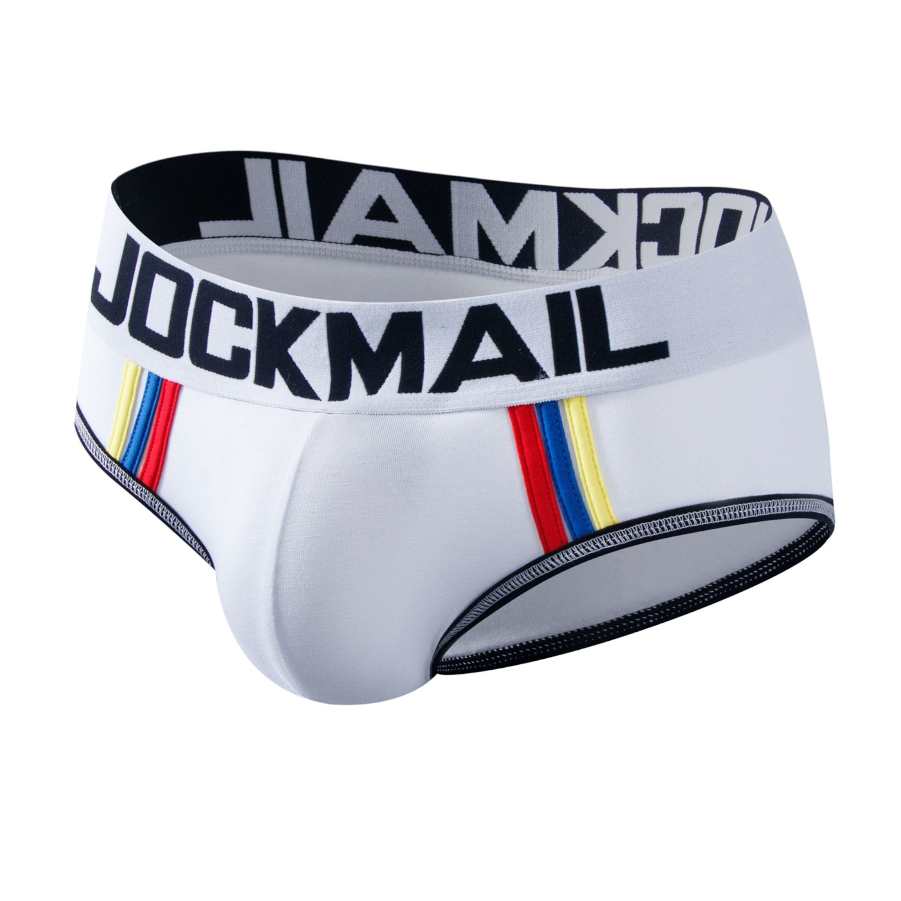 Мужские трусы брифы белые JOCKMAIL JM2059-1 фото 4
