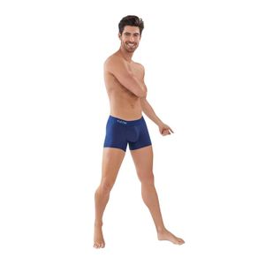 Фото Мужские трусы боксеры темно-синие Clever Moda CLASSIC MATCH BOXER 088008