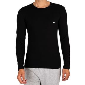 Фото Лонгслив мужской черный Emporio Armani 111023_CC729 00020 