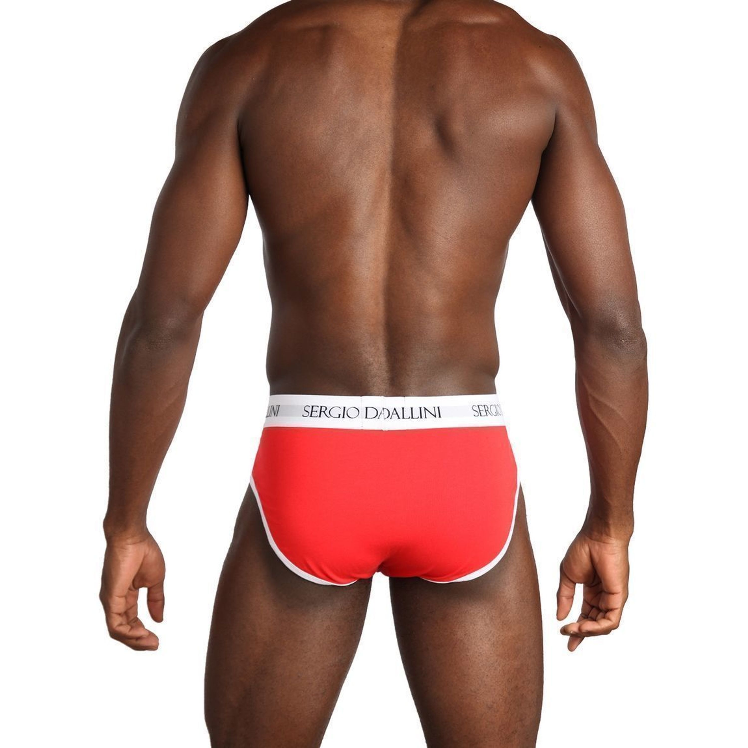 Мужские трусы брифы красные Sergio Dallini SG2940-1 фото 2